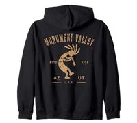 Monument Valley, Arizona, Utah, Stati Uniti d'America, Kokopelli Design Felpa con Cappuccio