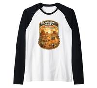 Monument Valley Utah Arizona Città Natale Arizona Maglia con Maniche Raglan