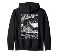 Monument Valley Utah Scenico Butte Design Felpa con Cappuccio