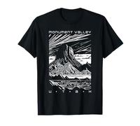 Monument Valley Utah Scenico Butte Design Maglietta