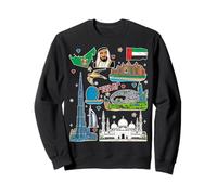Monumenti degli Emirati Arabi Uniti, Dubai, Abu Dhabi, UAE Pride Felpa