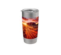 Monumento di Ayers Rock Uluru Australia Bicchiere termico in acciaio inox doppia parete
