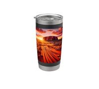 Monumento di Ayers Rock Uluru Australia Bicchiere termico in acciaio inox doppia parete