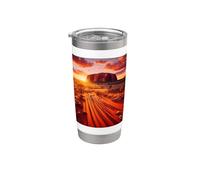Monumento di Ayers Rock Uluru Australia Bicchiere termico in acciaio inox doppia parete