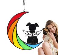 Monumento per cani in acrilico macchiato - Ornamento per il monumento dei cani, in acrilico portatile, regalo per cani per la perdita di un animale domestico, regalo di condoglianze per cani