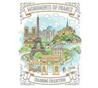 Monuments of France: Coloring collection