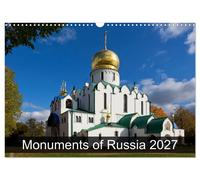 Monuments of Russia 2027 (Wall Calendar 2027 DIN A3 landscape), CALVENDO 12 Mont