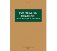 Monumentum: pro Gesualdo di Venosa ad CD annum. HPS 725. orchestra. Partition d'étude.