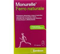 Monurelle Ferro Naturale 30 Capsule - Integratore Stanchezza e Affaticamento