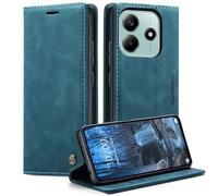 Monweicz Cover Compatibile con Xiaomi Poco M7 Pro 5G, Custodia Portafoglio con Slot per Scheda, Protezione Completa Premium in Pelle PU, Flip Libro Magnetica Xiaomi Poco M7 Pro 5G, Blu-verde