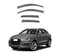 MONYEN 4 Pezzi Deflettori Finestrini Auto, per Audi Q3 2011-2023 Deflettori finestrini Protezione Meteo Facilità di Installazione