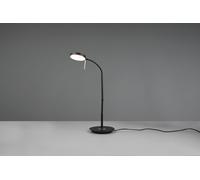 MONZA LAMPADA DA STUDIO LED 12W 1400lm, 2300+3000+4000K CON 2 SNODI FLESSIBILI NERO E CROMO DIMMERABILE H.57CM