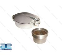 Monza Lega Benzina Carburante Flip Cappello Con Filler Collo Caffè Racer 2-1/2 "