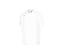 MONZA OBREROL - Giacca da Chef a Maniche Corte, Unisex | Giacca per Il Settore Alberghiero Professionale | Ristorazione RIF 4124 Bianco L
