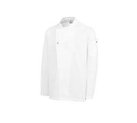 MONZA OBREROL - Giacca da Chef da Uomo a Manica Lunga con Bottoni, 3 Colori | Giacca per Il Settore Alberghiero Professionale Traspirante | Abbigliamento da Lavoro di Alta qualità