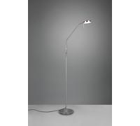 MONZA PIANTANA LED 12W 1400lm, 2300+3000+4000K CON 2 SNODI FLESSIBILI ACCIAIO E CROMO DIMMERABILE H.145CM