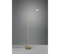 MONZA PIANTANA LED 12W 1400lm, 2300+3000+4000K CON 2 SNODI FLESSIBILI OTTONE SATINATO DIMMERABILE H.145CM