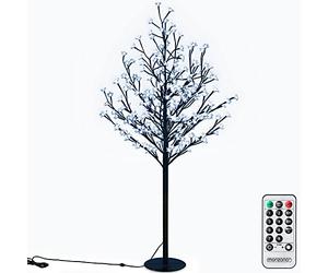 Monzana Albero Ciliegio Luce a LED 180cm con Telecomando e Timer 8 Modi Illuminazione Interno Esterno