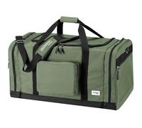 MONZANA Borsa da viaggio 90 litri 70 x 35 x 35 cm con tracolla rimovibile e tasche laterali e tasche laterali, verde oliva