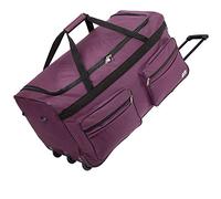 MONZANA® Borsone da Viaggio Trolley XXL 85x43x44cm con Ruote 160L Funzione Borsa Turista Manico Telescopico Bagaglio a Mano Grande Morbido in Tessuto