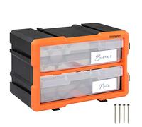 Monzana Box Portaminuterie Organizer espandibile 4 scomparti Contenitore Minuterie Utensili Officina
