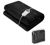 Monzana Coperta Elettrica Riscaldante 180x130cm 10 Livelli Calore Timer Spegnimento Automatico Sottocoperta Letto