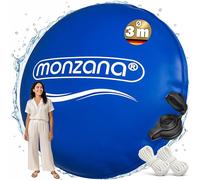 Monzana® Cuscini Invernali Piscina 3m Telo Copertura Inverno Resistente al Cloro PVC Copripiscina Esterno Giardino Valvola Sicurezza Campeggio