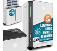 Monzana® Deumidificatore Elettrico 20-30m² 20L/Giorno Display LED Timer 24h WiFi Purificatore Aria Casa Allergici