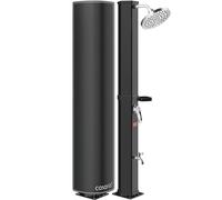 Monzana® Doccia Solare 60L Resistente ai Raggi UV Vassoio in Acciaio Inox
