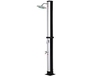 Monzana® Doccia Solare da Giardino 35L Rubinetto Miscelatore Docce Piscina 60°C Aqua Calda Fredda per Campeggio Giardino