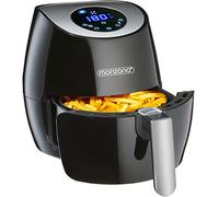 Monzana Friggitrice ad Aria Calda Airfryer 3,6 L Senza Olio 6 Programmi 1500 W Display Touch Nero