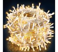 Monzana Luci Natale Esterno Interno 600LED 60m IP44 Decorazioni Natalizie Illuminazione Feste Bianco Caldo