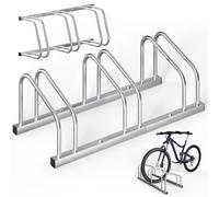 Monzana® Rastrelliera per Biciclette 3 Posti per Pneumatici 35-60 mm Porta Bici Posteggio per Bicicletta