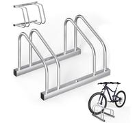 Monzana Rastrelliera per Posteggio Biciclette 2 Posti | Portabiciclette, Acciaio, Pneumatici da 35-60 mm, Porta Bici, Interno, Esterno, Stand Bici, Garage, Salvaspazio, Resistente