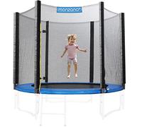 Monzana® Rete di Protezione Trampolino Ø183 244 305 366 427 cm 6-8 Pali Rete Tappeto Elastico Rete di Ricambio Trampolini