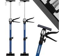 MONZANA Supporto a Soffitto Set da 2 Regolabile 115-290cm Carico Max. 30kg | Carico Massimo 30kg, Piastre di pressione antiscivolo, Regolabile fino a 45°, Universale