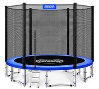 Monzana® Trampolino Ø 183-427cm Set Completo Tappeto Elastico Rete Sicurezza Trampolino Elastico