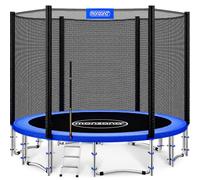 MONZANA® Trampolino da Giardino Ø427cm Set Completo con Rete di Sicurezza