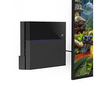 Monzlteck Wall Mount Compatible with PS4 Original(Old Model),Near or Behind TV, Space Saving