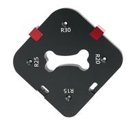 Moo bit di instradamento del raggio angolare, moo di posizionamento 'angolo '| Moi di router in lega di alluminio,Maschere per angoli arrotondati del router Moi per la lavorazione del legno per rifila