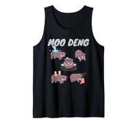 Moo-Deng Baby Pygmy Hippo Cute Zoo for Family Tee Canotta