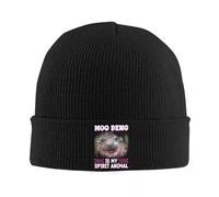 Moo Deng Il Famoso Cappello di Maiale rimbalzante per Bambini Autunno Inverno Berretto Moda Carino Bambino Ippopotamo Berretto Unisex