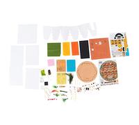 Moo di sala fiori fai -da -te Moa creata in legno stampo stereoscopico per bambini adulti perfetti per la decorazione per la casa e il dono che dà materiale per basso 22 x 22 x 16
