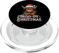 Moo-dy Christmas Mucca Highland PopSockets PopGrip per MagSafe