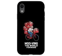 Moo-ving the World Forward Design Custodia per iPhone XR