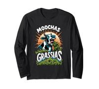 Moochas Grassias Farmer cown Pun Scherzo Saluti |||- Maglia a Manica