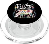 Moochas Grassias Farmer cown Pun Scherzo saluti - PopSockets PopGrip per MagSafe