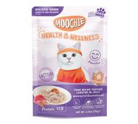 MOOCHIE Healthy & Wellness Ricetta al tonno e aragosta in gelatina (Calm & Wellness - Calma e benessere) 70 g