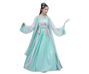 MOOCO MORNING Dinastia Canzone Principessa Hanfu Danza Antica Rosa Vestito Delle Donne Costume Cinese Tradizionale Tang Vestiti Ricamo Stage Abiti