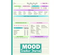 Mood Tracker Journal: 3-Month Wellness Diary with Guided Prompts to Help You Track Your Feelings Over Time for Better Mental Health